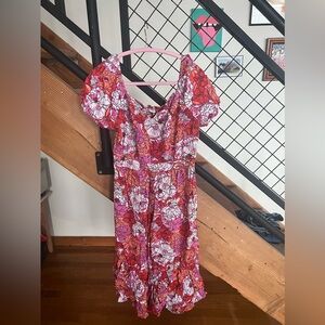 Floral midi dress